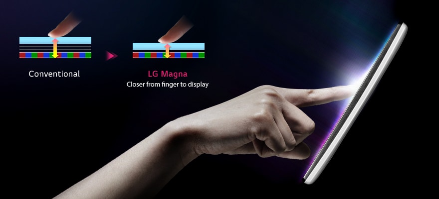 صفحه نمایش 5 اینچ HD با قابلیت لمس In-cell